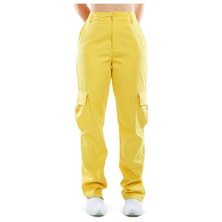 high waist cargo pants.