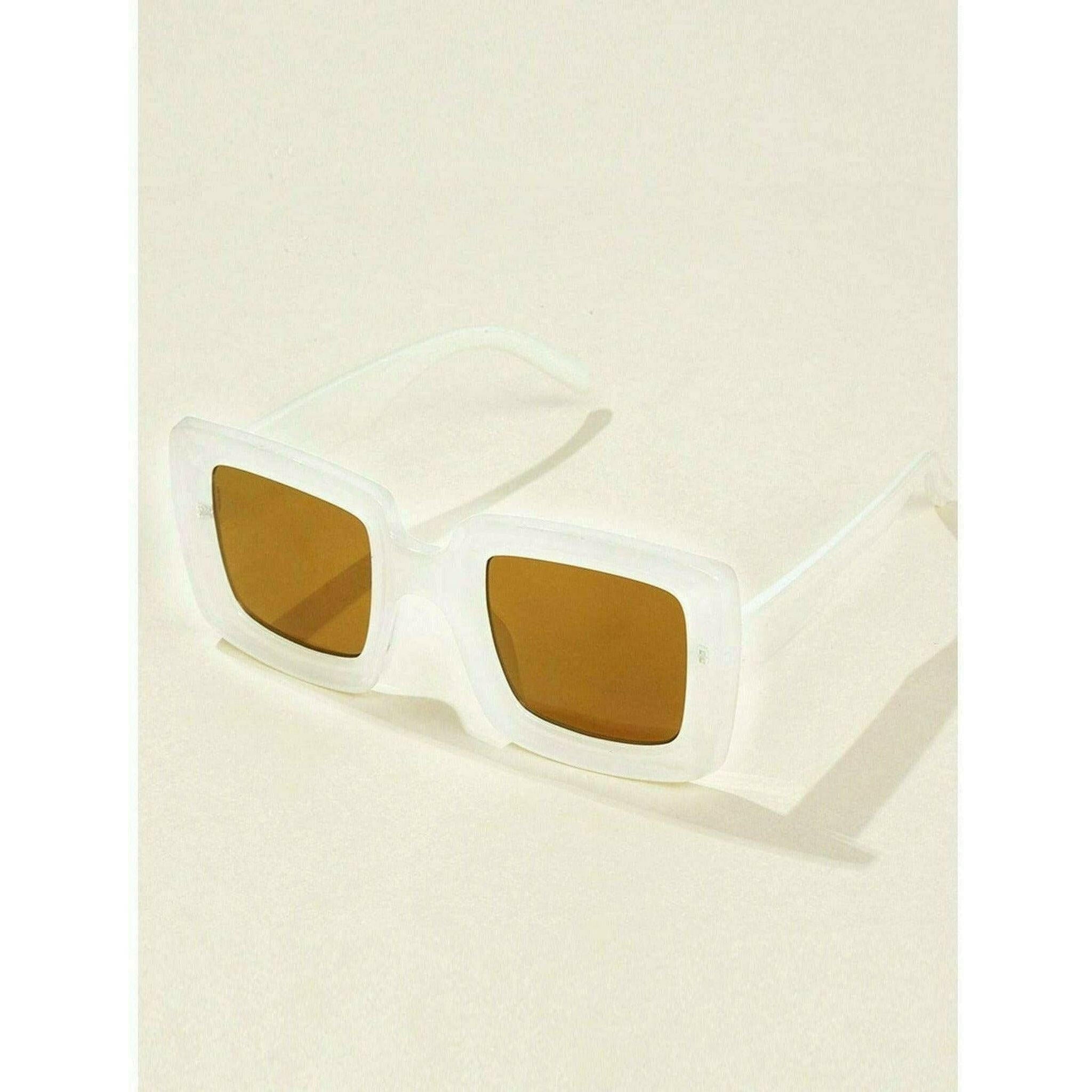 A Fashionista's Stunning Square Sunglasses.