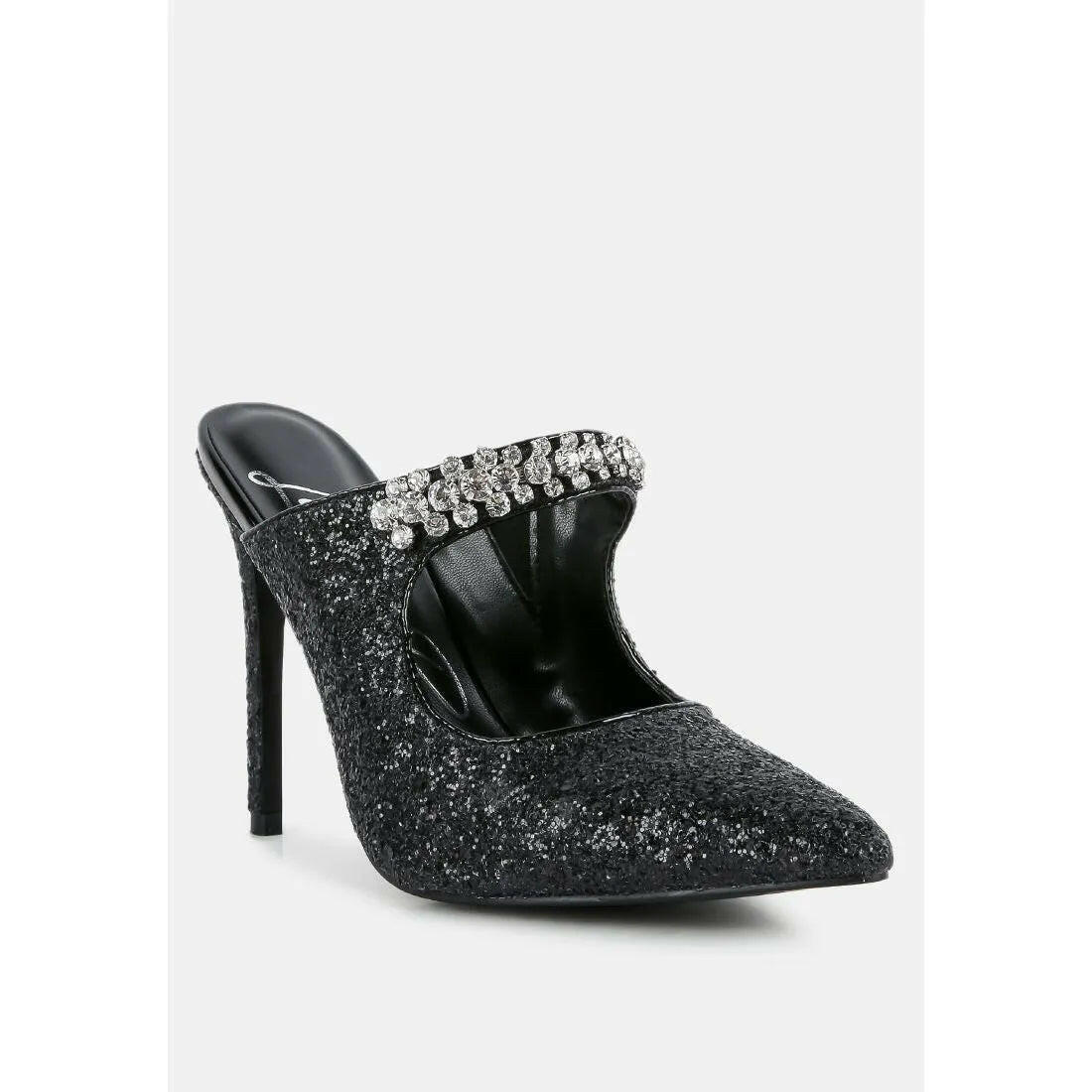 Twinklet Glitter Diamante Embellished Stilettos.