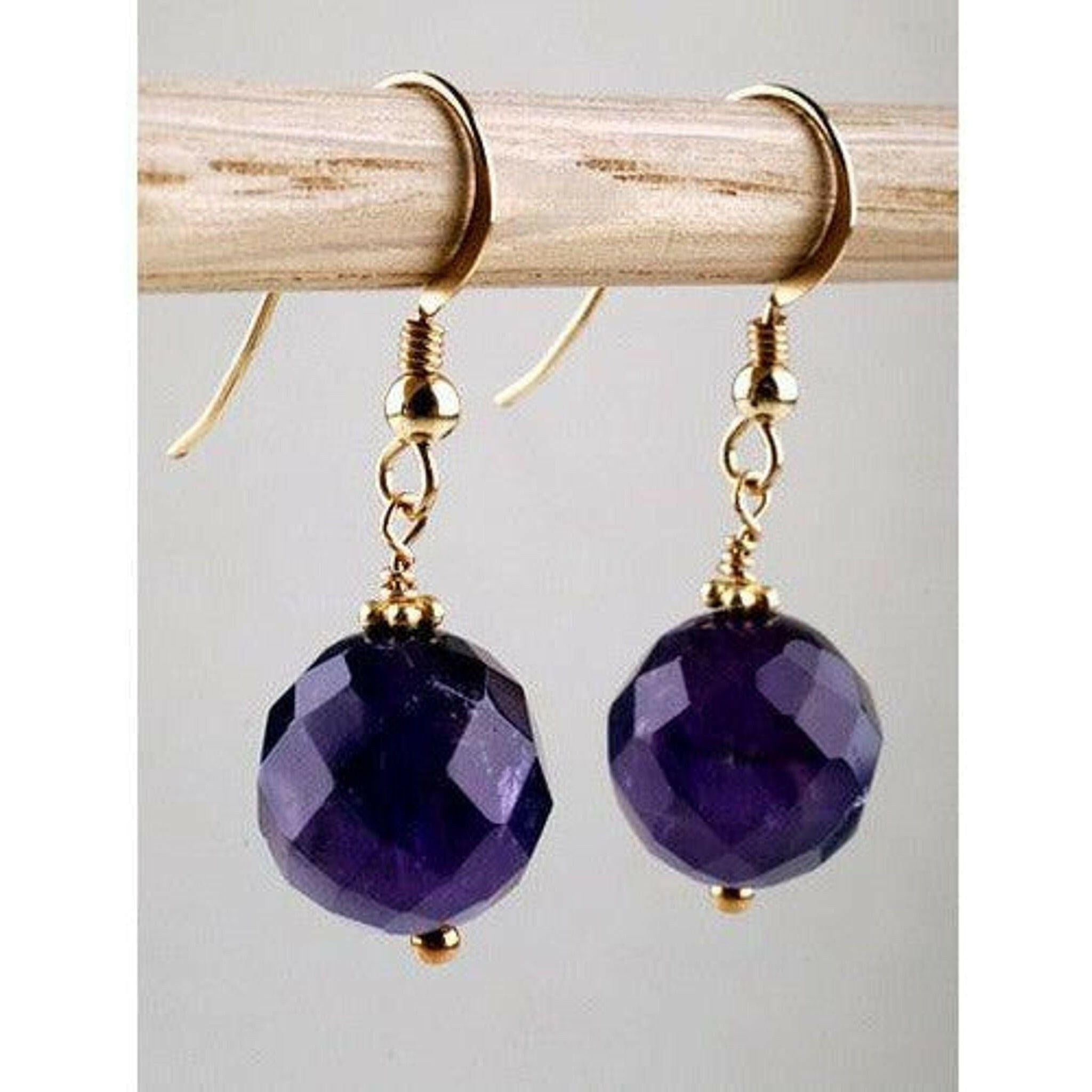 Amethyst Earrings.