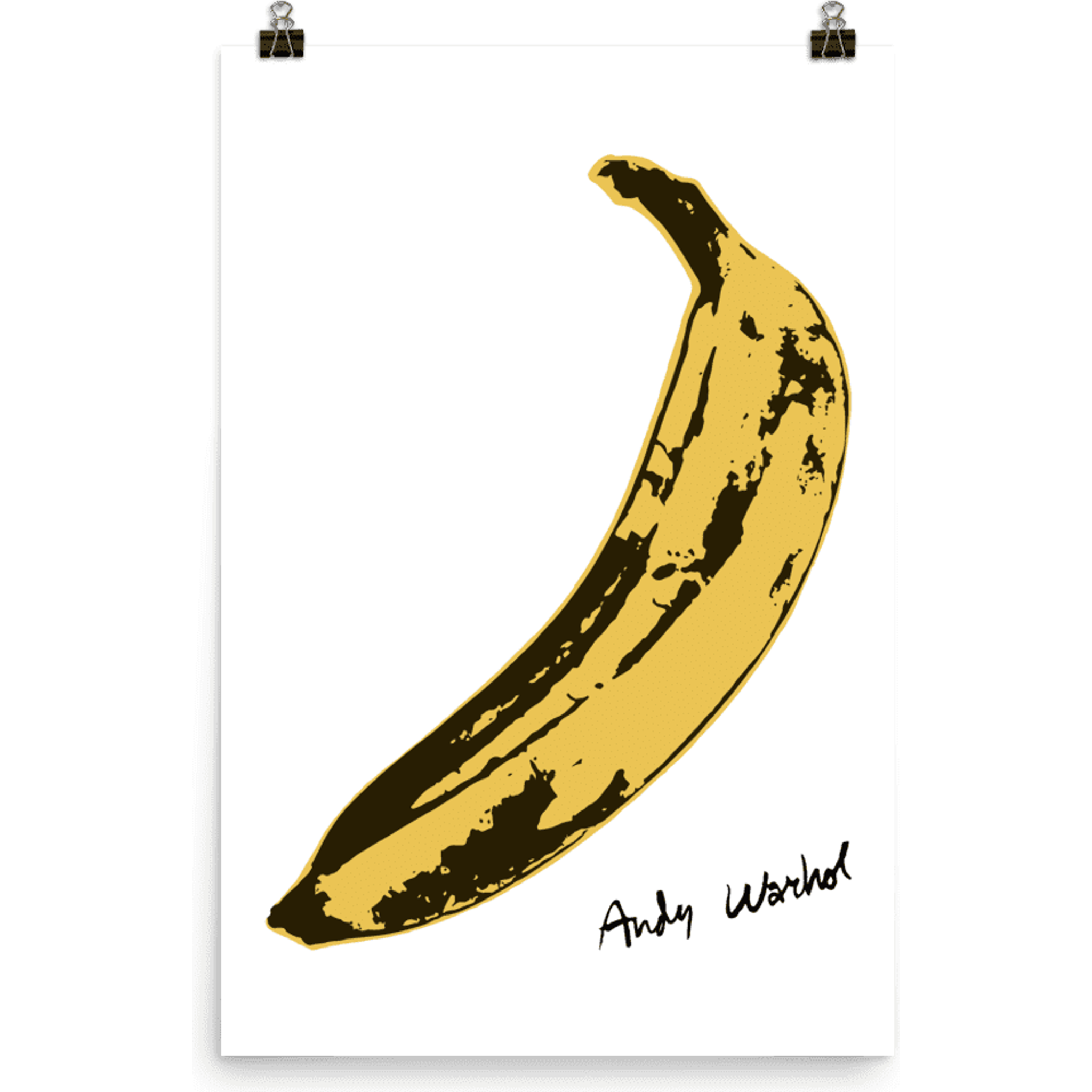 Andy Warhol's Banana, 1967 Pop Art Poster.