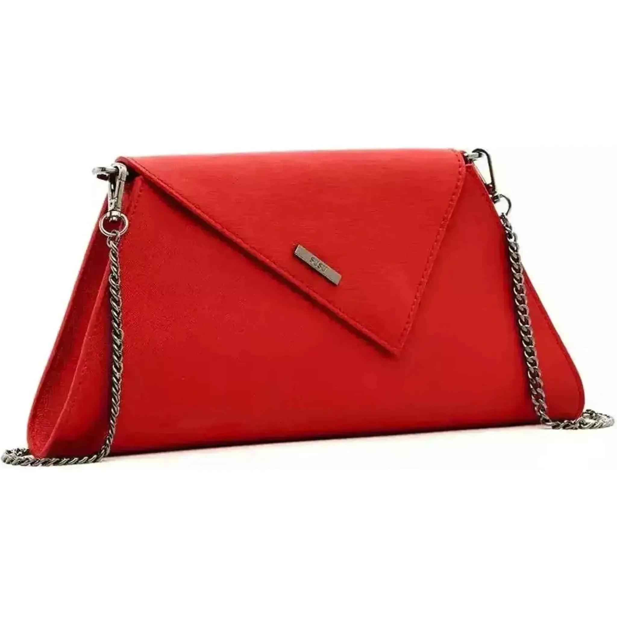 Angelica Red Clutch Purse.