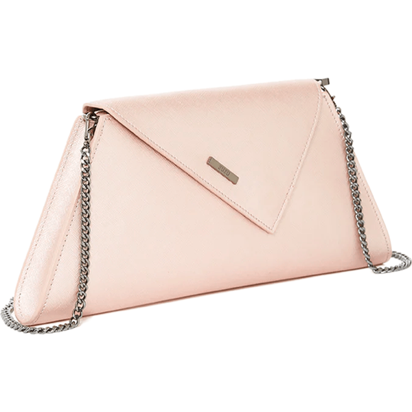 Angelica Rose Gold Metallic Clutch