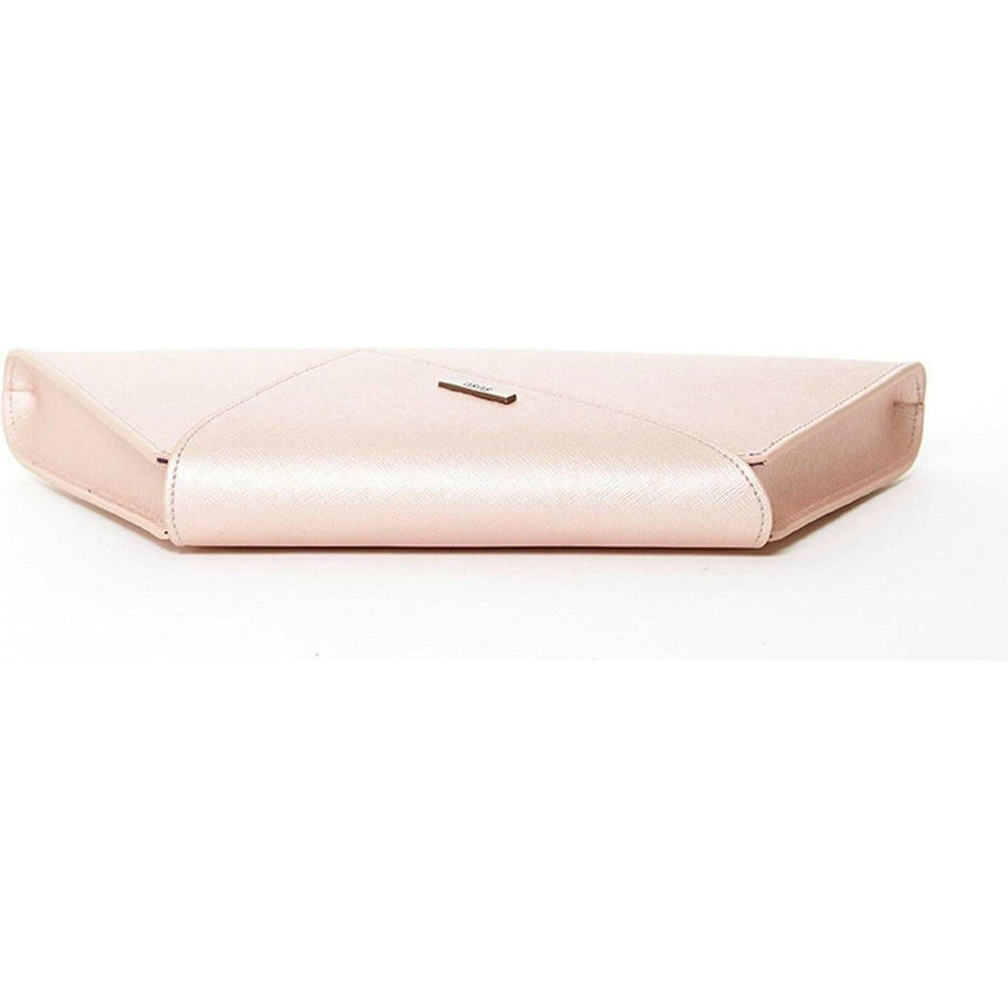 Angelica Rose Gold Metallic Clutch.