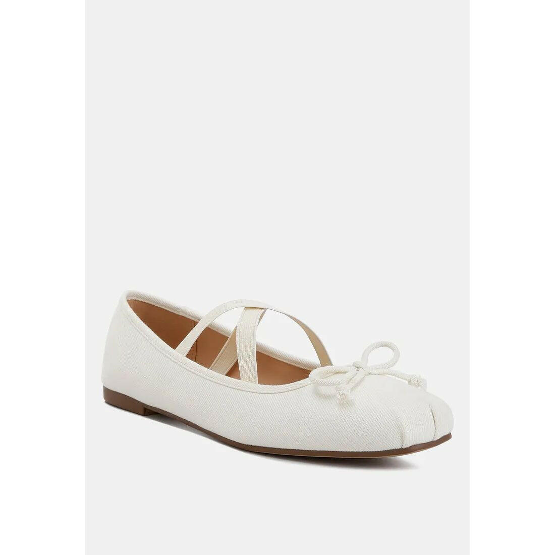 Arimer Criss Cross Strap Ballet Flats.