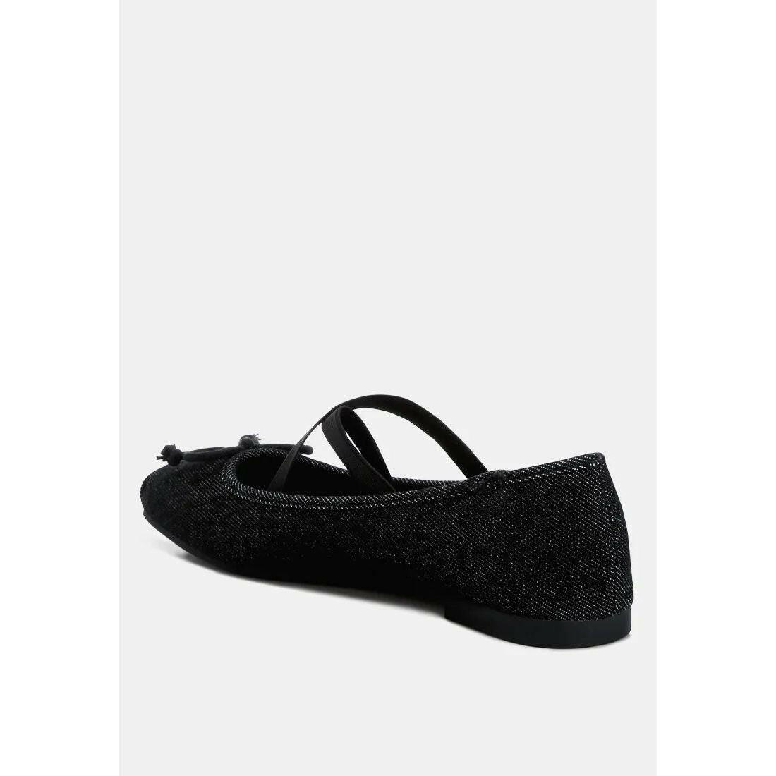 Arimer Criss Cross Strap Ballet Flats.