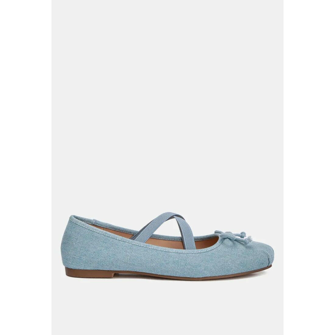 Arimer Criss Cross Strap Ballet Flats.