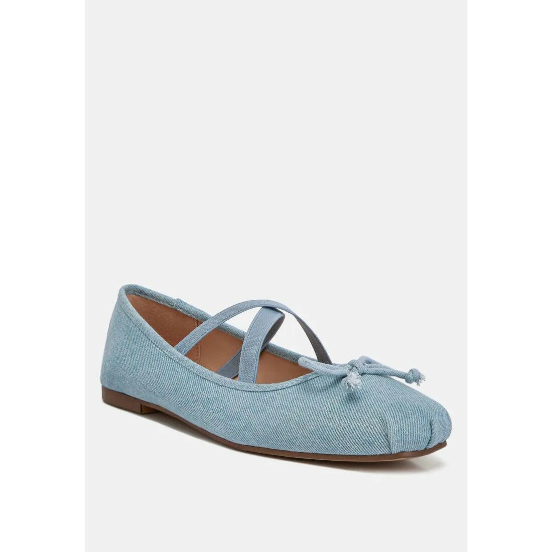 Arimer Criss Cross Strap Ballet Flats.