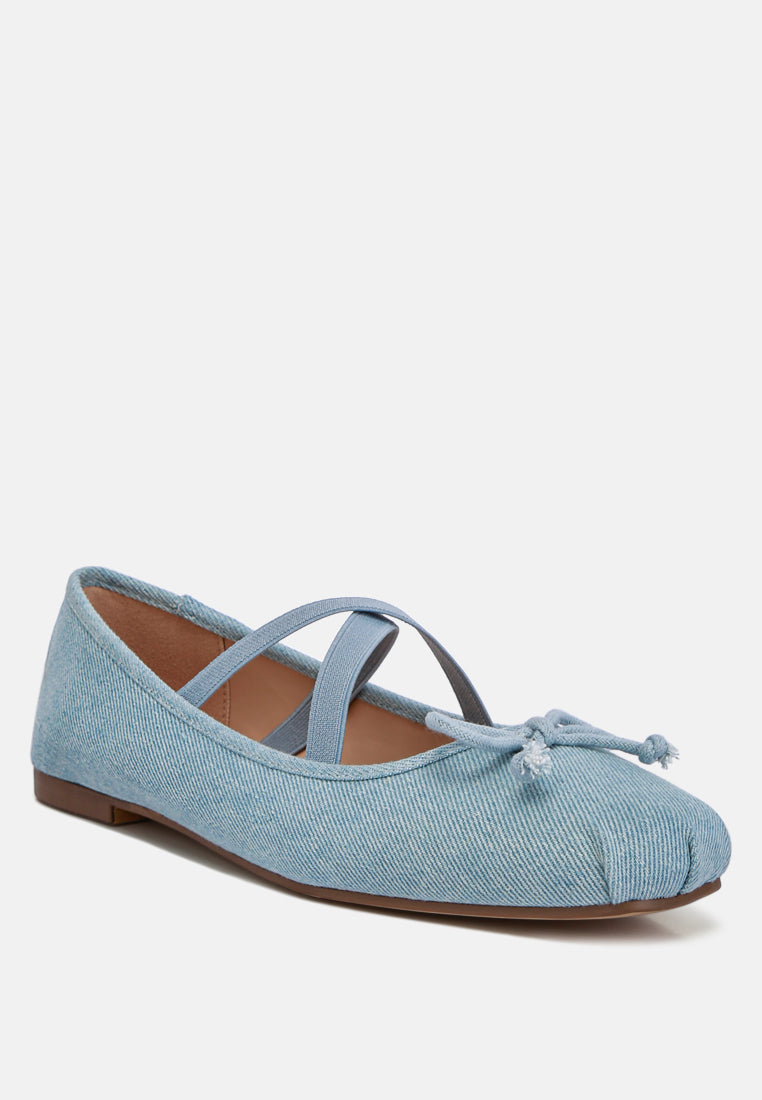 Arimer Criss Cross Strap Ballet Flats