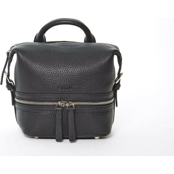 Ashley Small Leather Backpack in Black