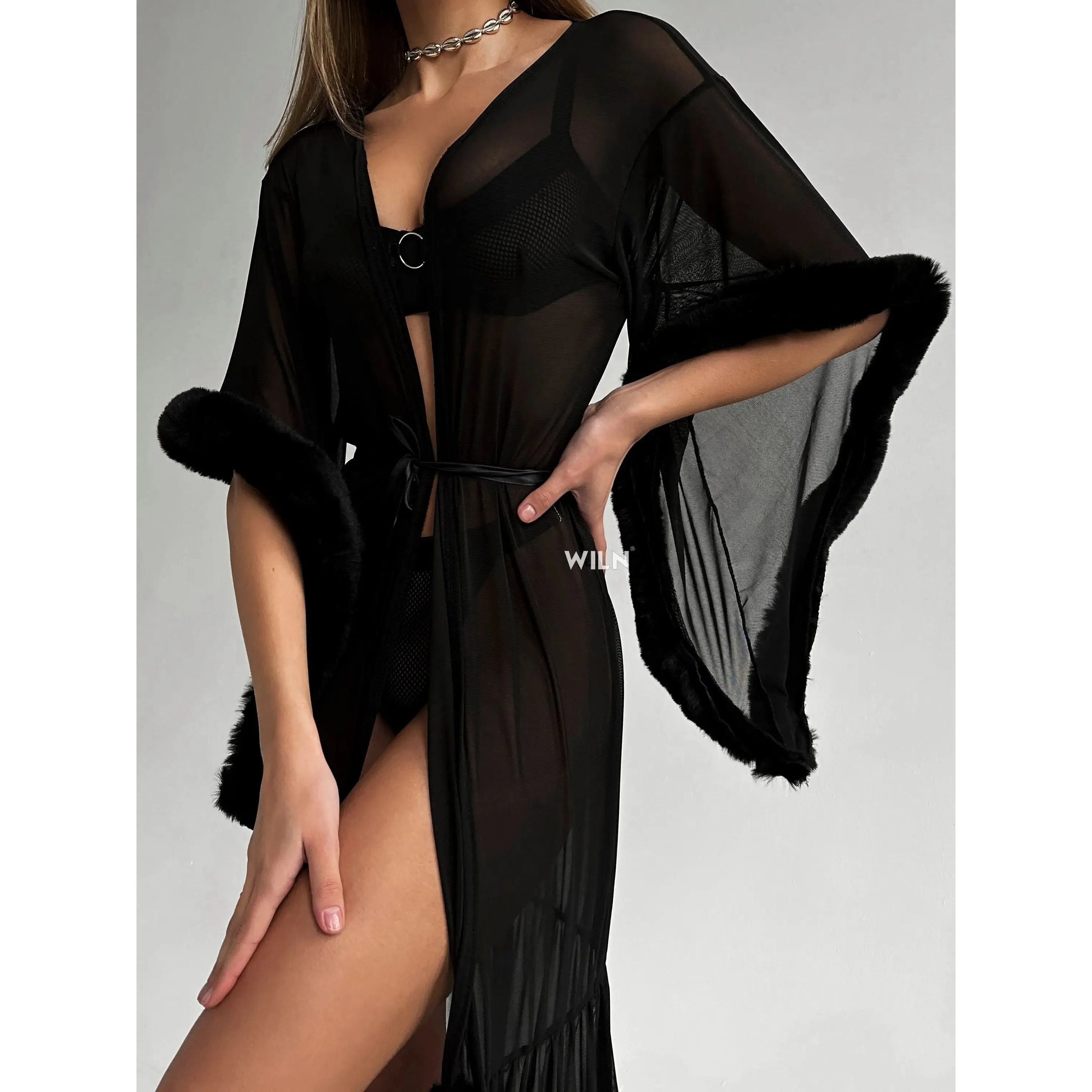 Burlesque Black Night Dress.