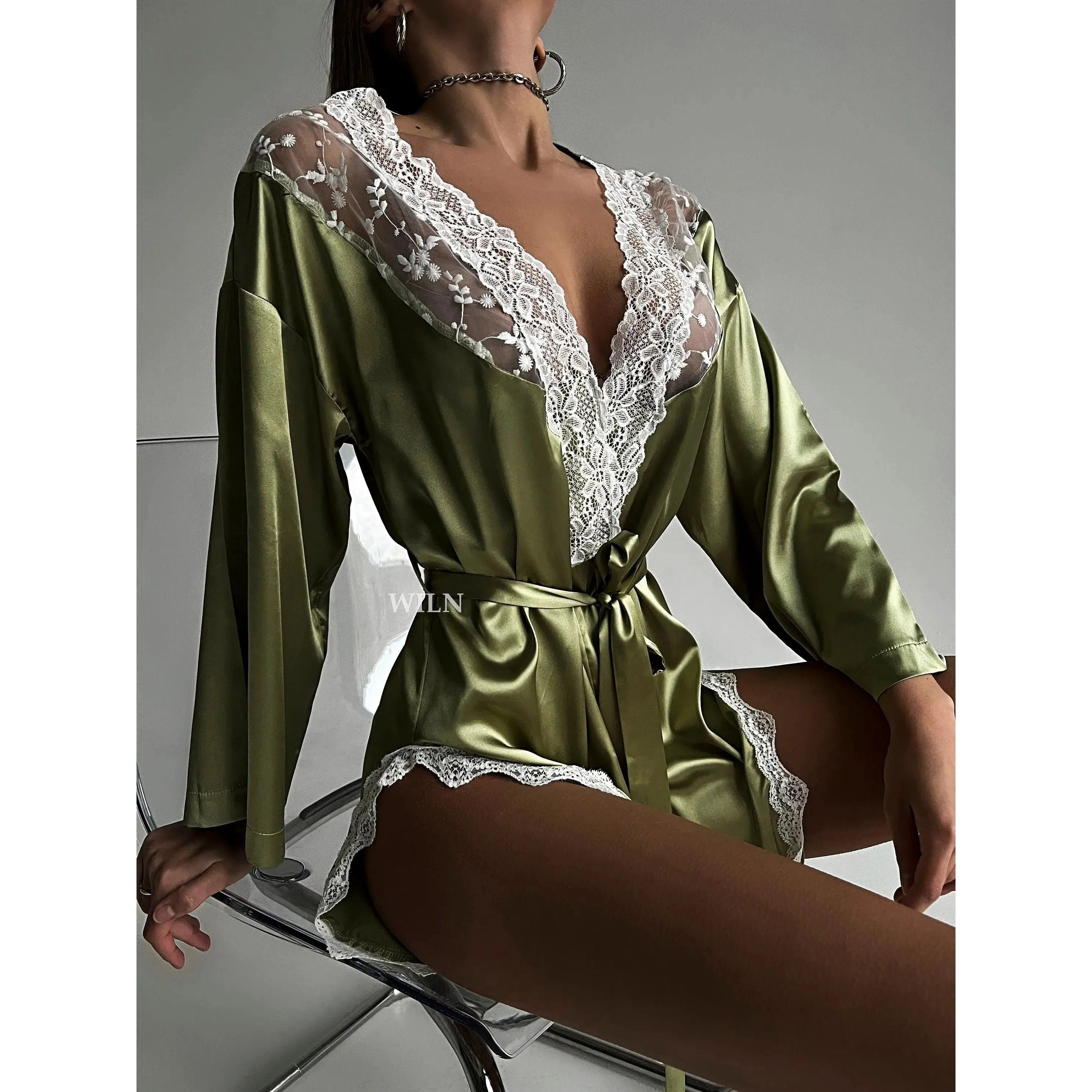 Bliss Luxurious Satin Robe.