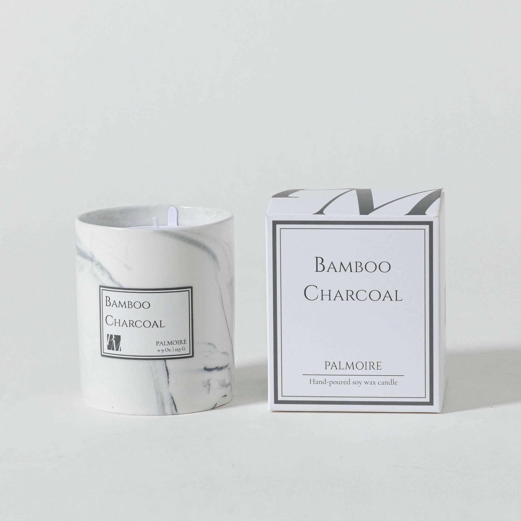 Bamboo Charcoal Soy Wax Candle.