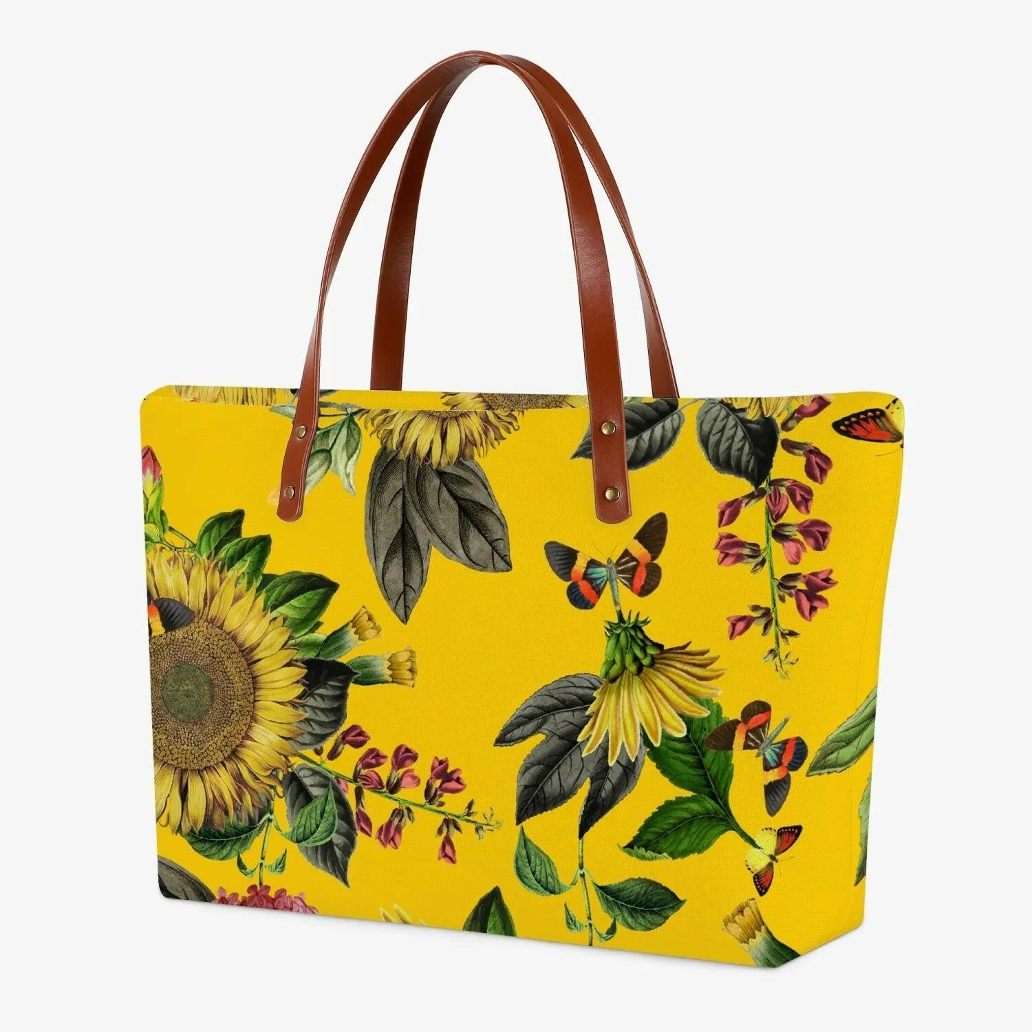 Jacki Easlick Yellow Sunflower Classic Diving Cloth Tote.