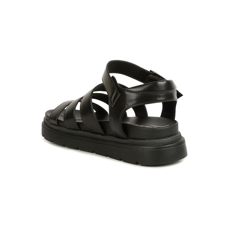 belcher faux leather gladiator sandals.