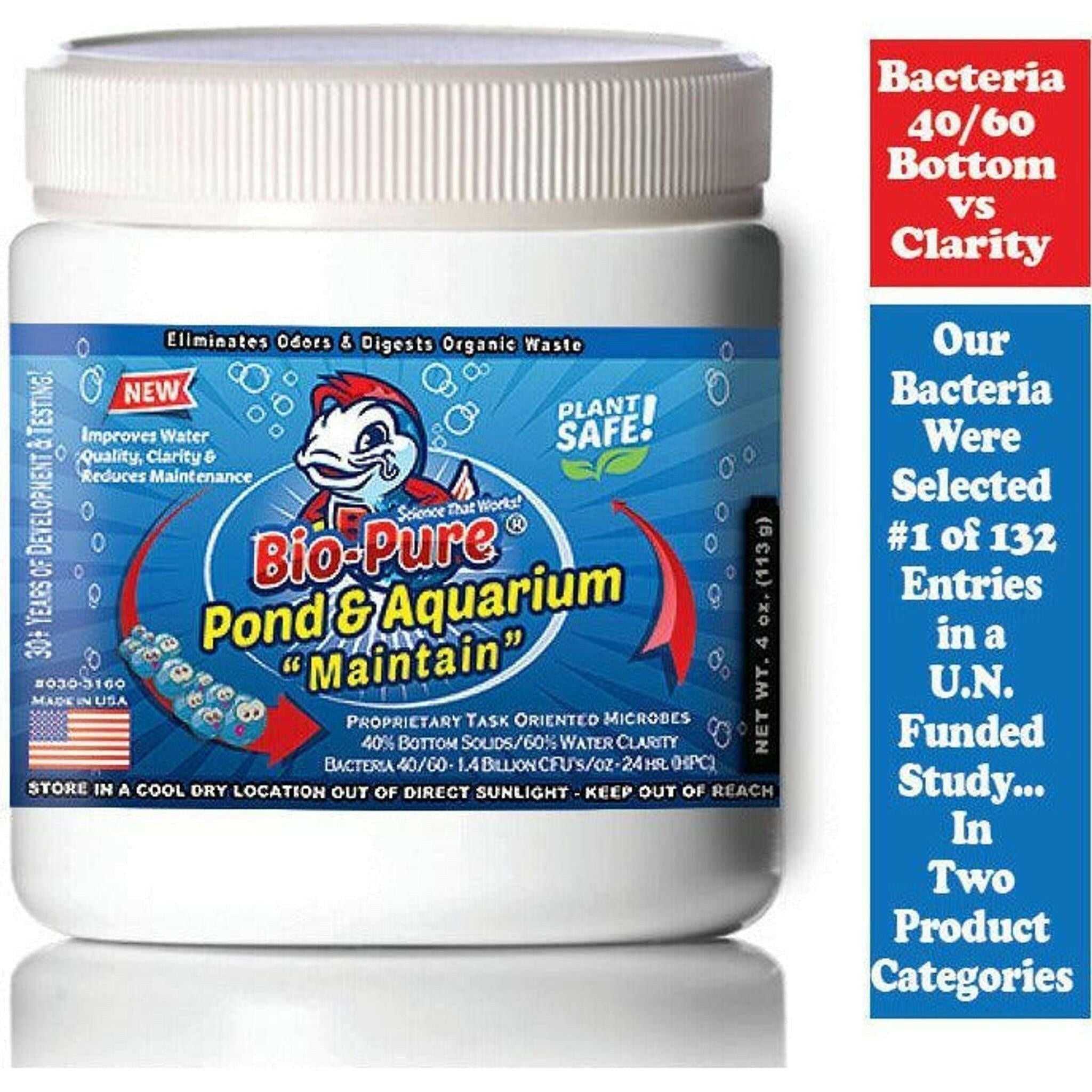 Bio-Pure Pond & Aquarium MAINTAIN 4 Oz..