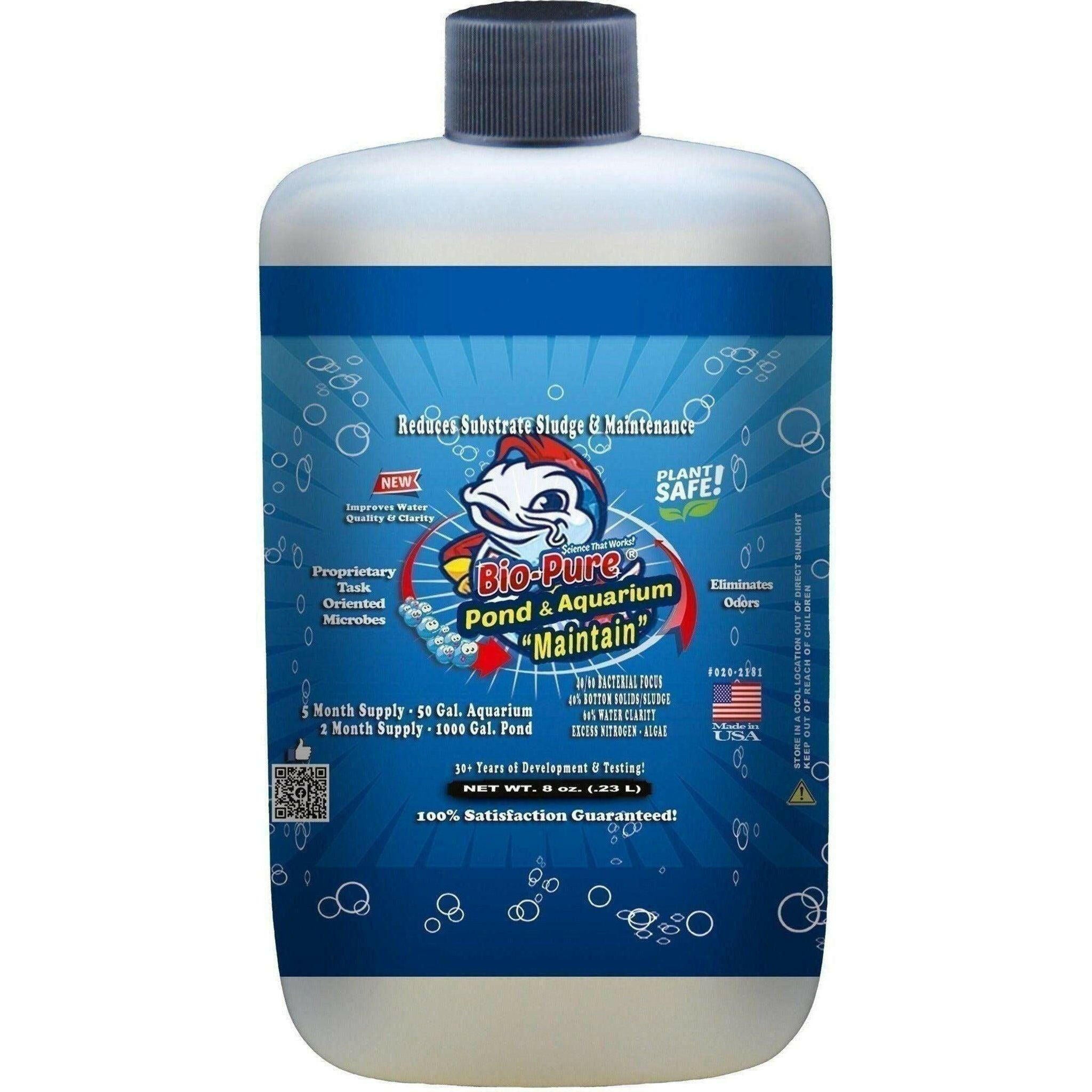 Bio-Pure Pond & Aquarium MAINTAIN 8 Oz..