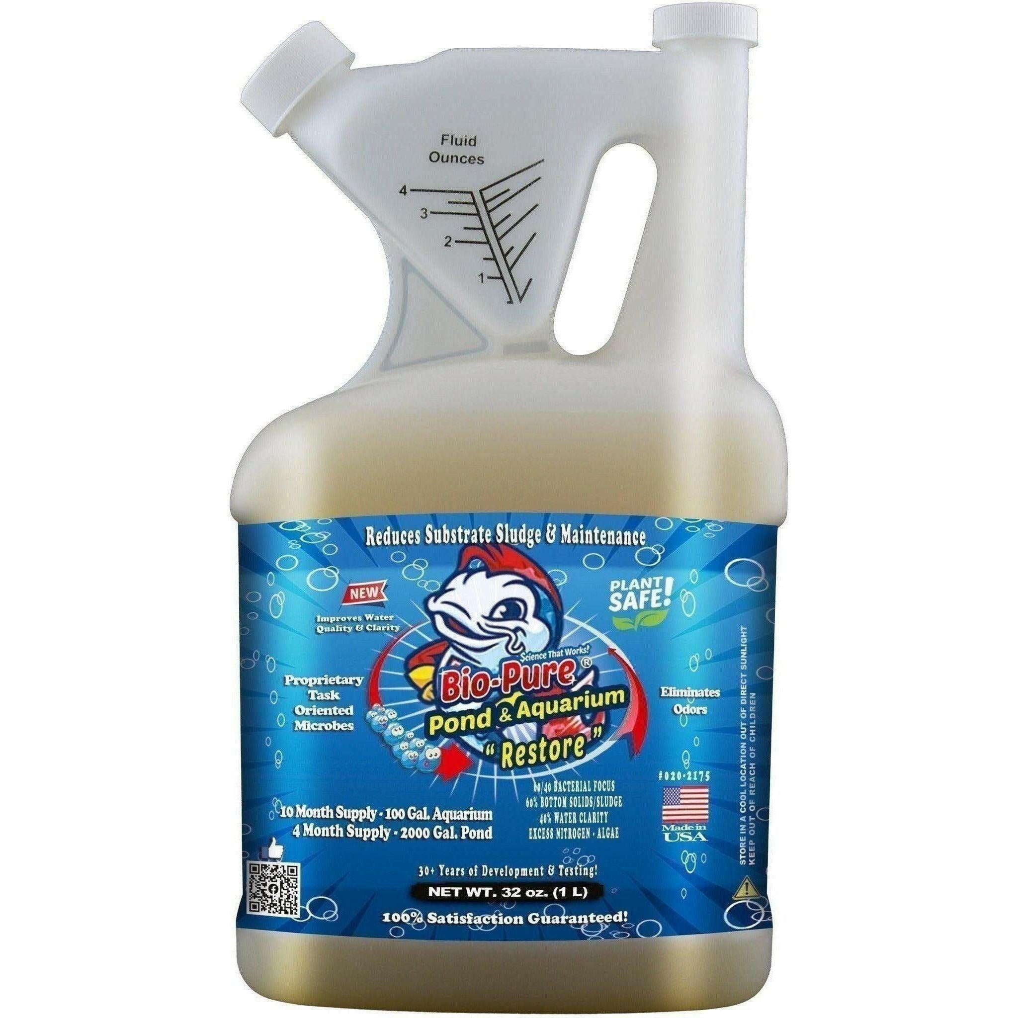 Bio-Pure Pond & Aquarium RESTORE 32 Oz. - CASE OF 6.