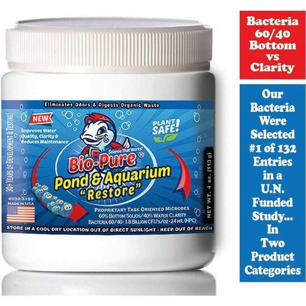 Bio-Pure Pond & Aquarium RESTORE 4 Oz.