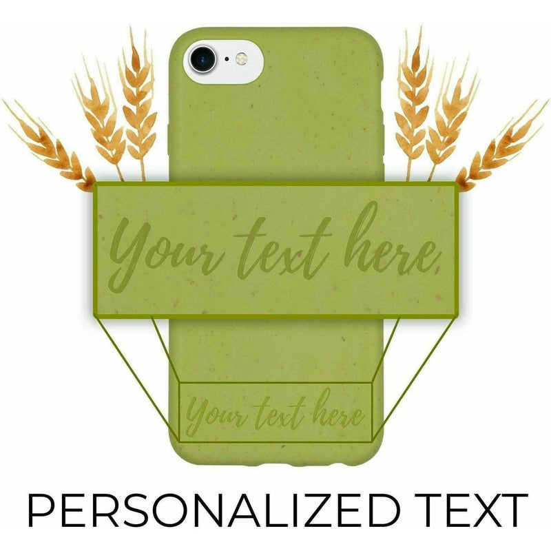 Biodegradable Personalized Phone Case - Apple Green