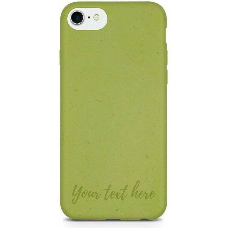 Biodegradable Personalized Phone Case - Apple Green