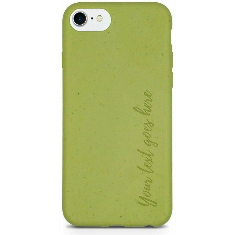 Biodegradable Personalized Phone Case - Apple Green