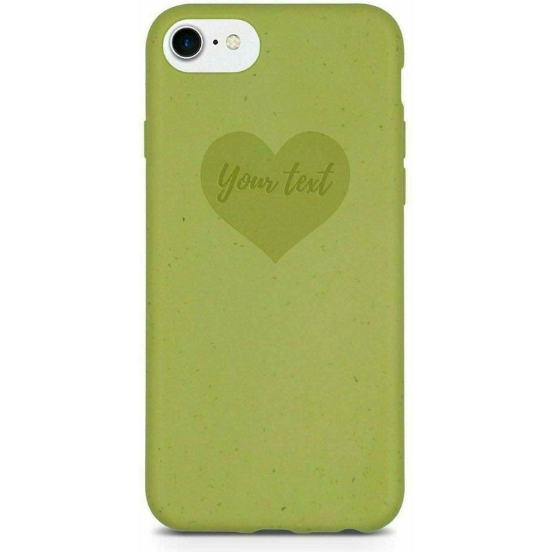 Biodegradable Personalized Phone Case - Apple Green