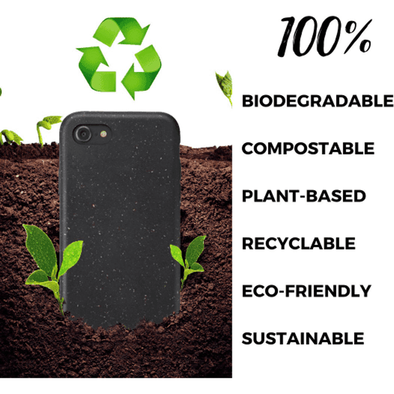 Biodegradable Personalized Phone Case - Apple Green