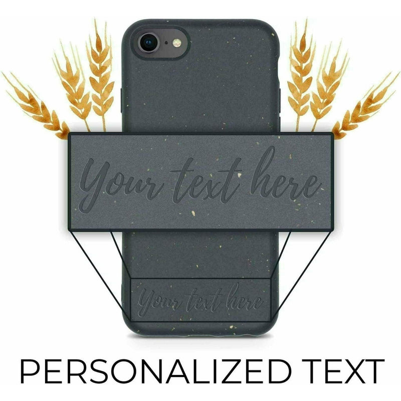 Biodegradable Personalized Phone Case - Black