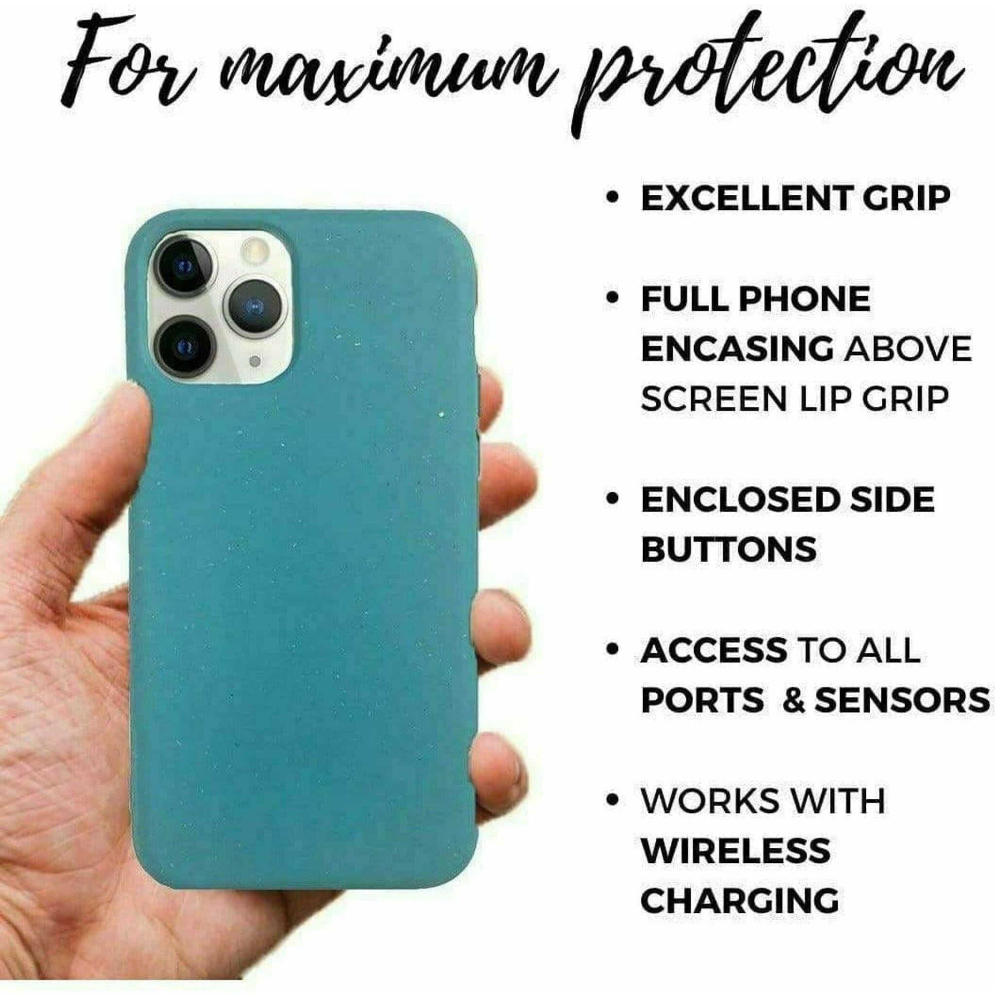 Biodegradable Personalized Phone Case - Ocean Blue.