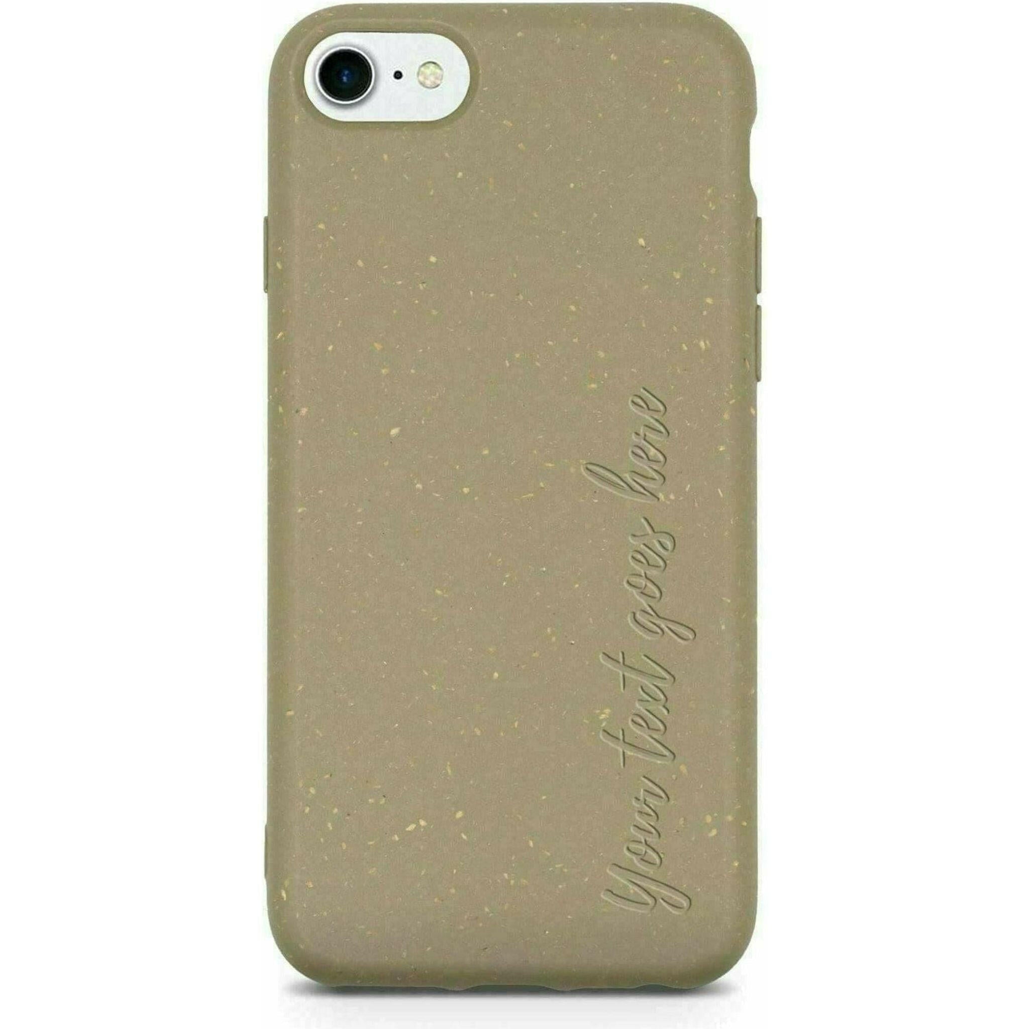 Biodegradable Personalized Phone Case - Olive Green.