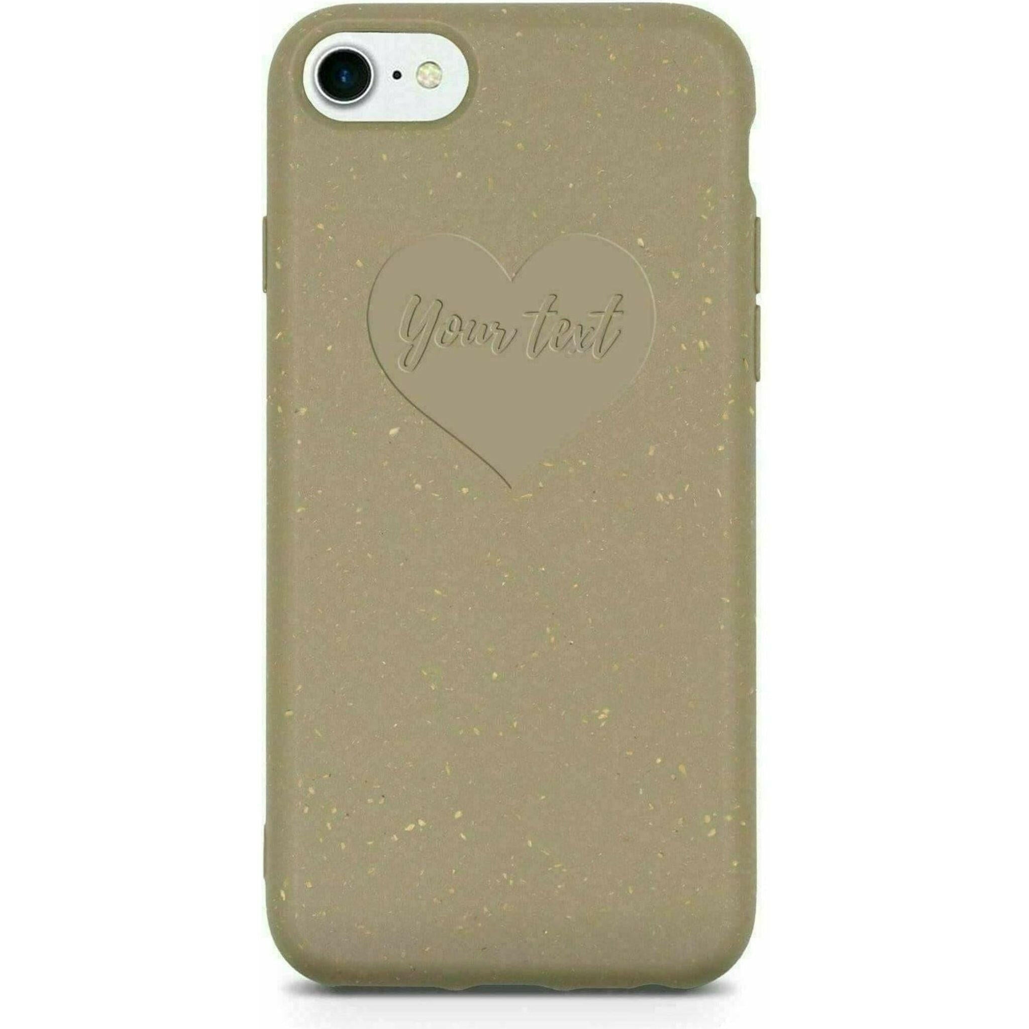 Biodegradable Personalized Phone Case - Olive Green.