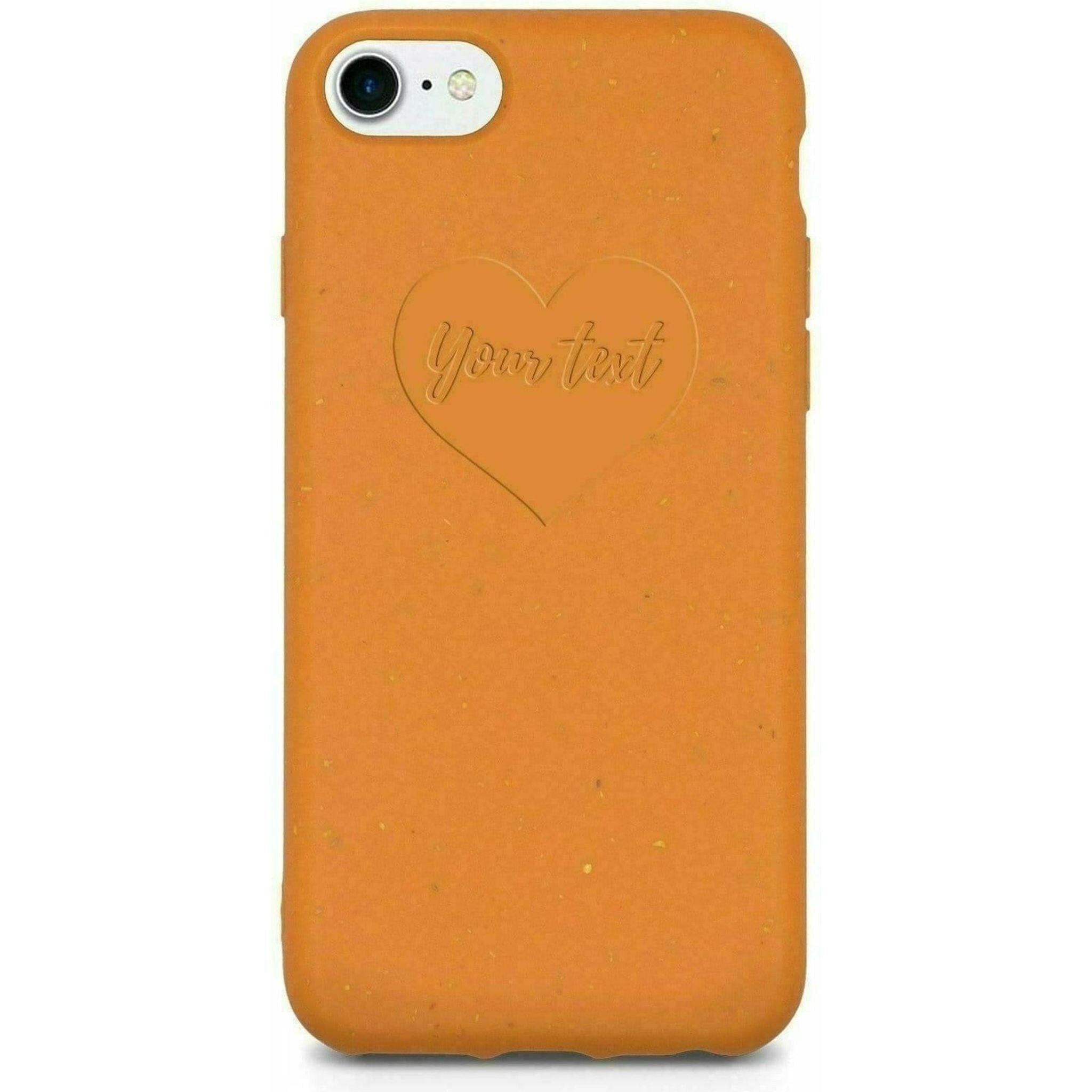 Biodegradable Personalized Phone Case - Orange.