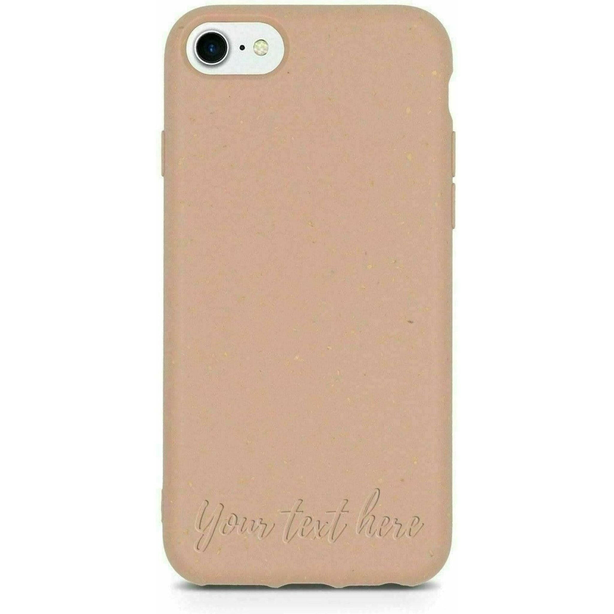 Biodegradable Personalized Phone Case - Pastel Pink.