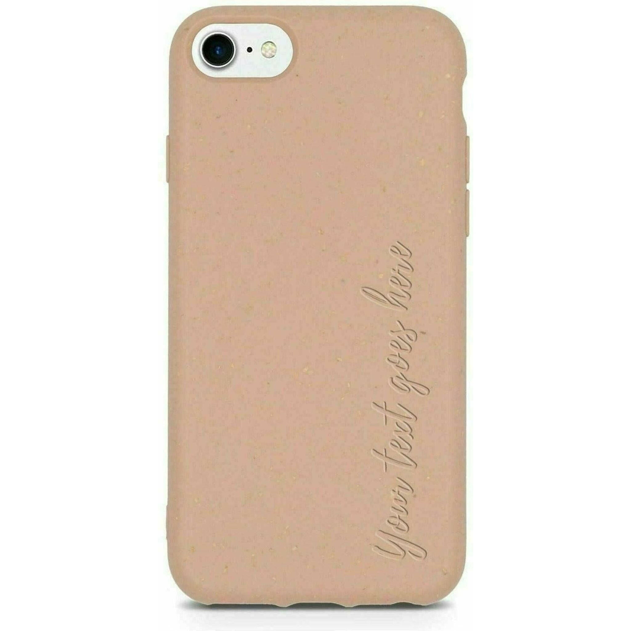 Biodegradable Personalized Phone Case - Pastel Pink.