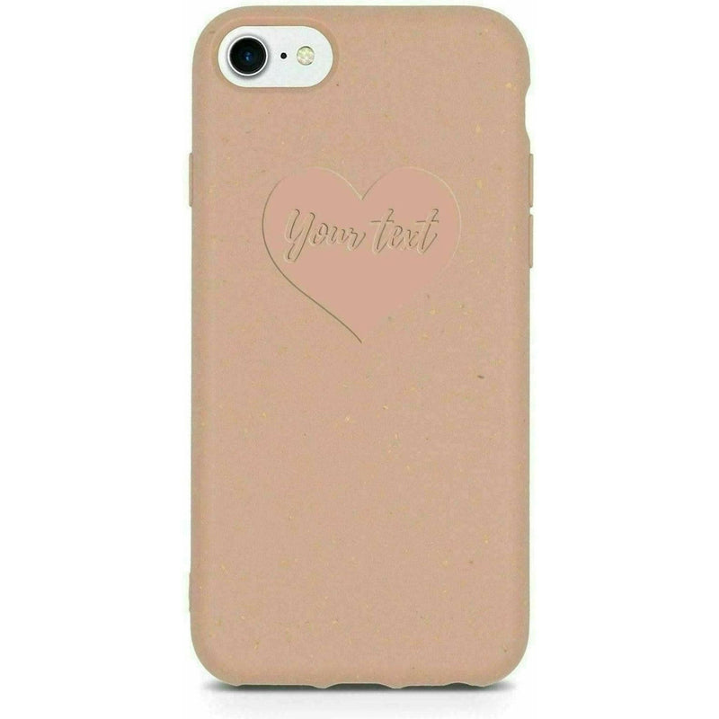 Biodegradable Personalized Phone Case - Pastel Pink