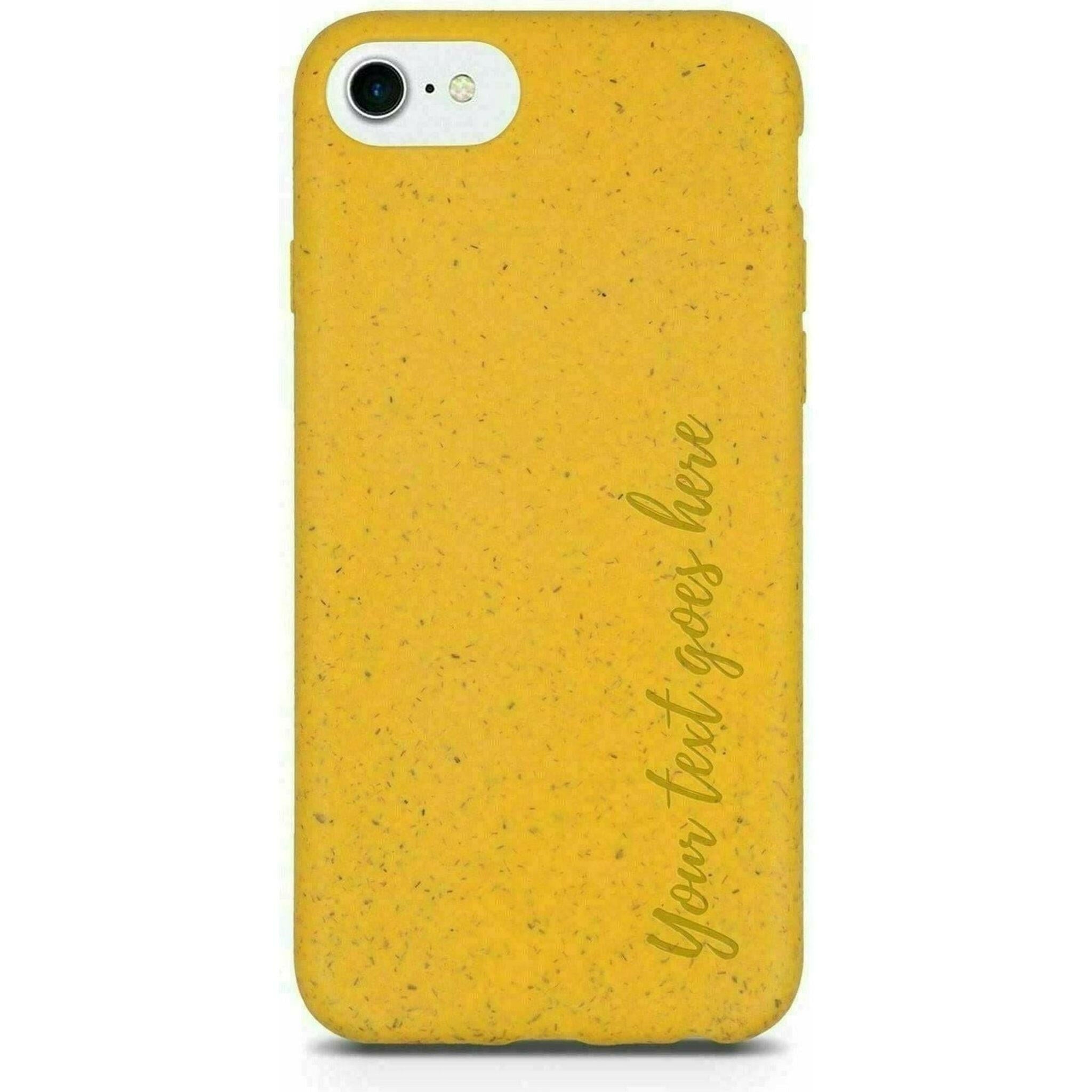 Biodegradable Personalized Phone Case - Sunshine Yellow.