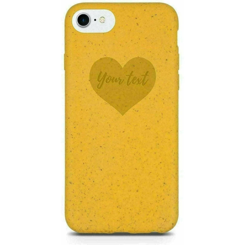 Biodegradable Personalized Phone Case - Sunshine Yellow