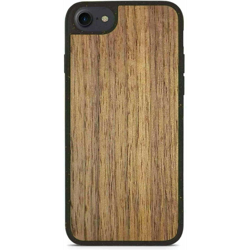 Biodegradable Wood Backing Phone Case - Black