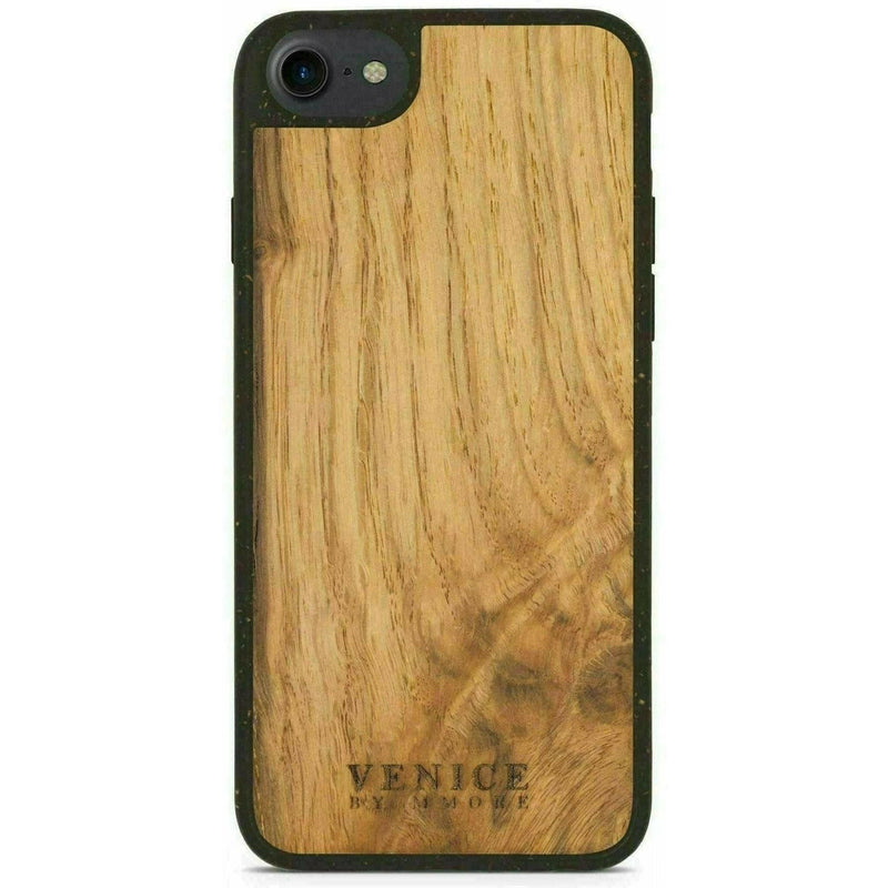 Biodegradable Wood Backing Phone Case - Black