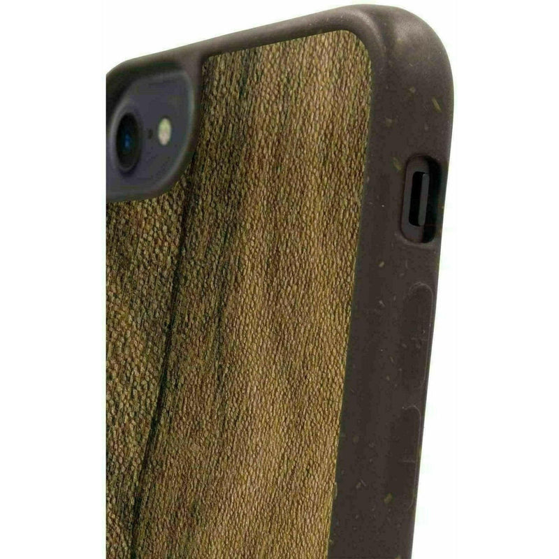 Biodegradable Wood Backing Phone Case - Black