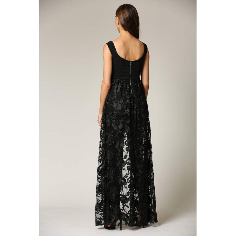 Maraya- Lace Embroidered Jumpsuit.