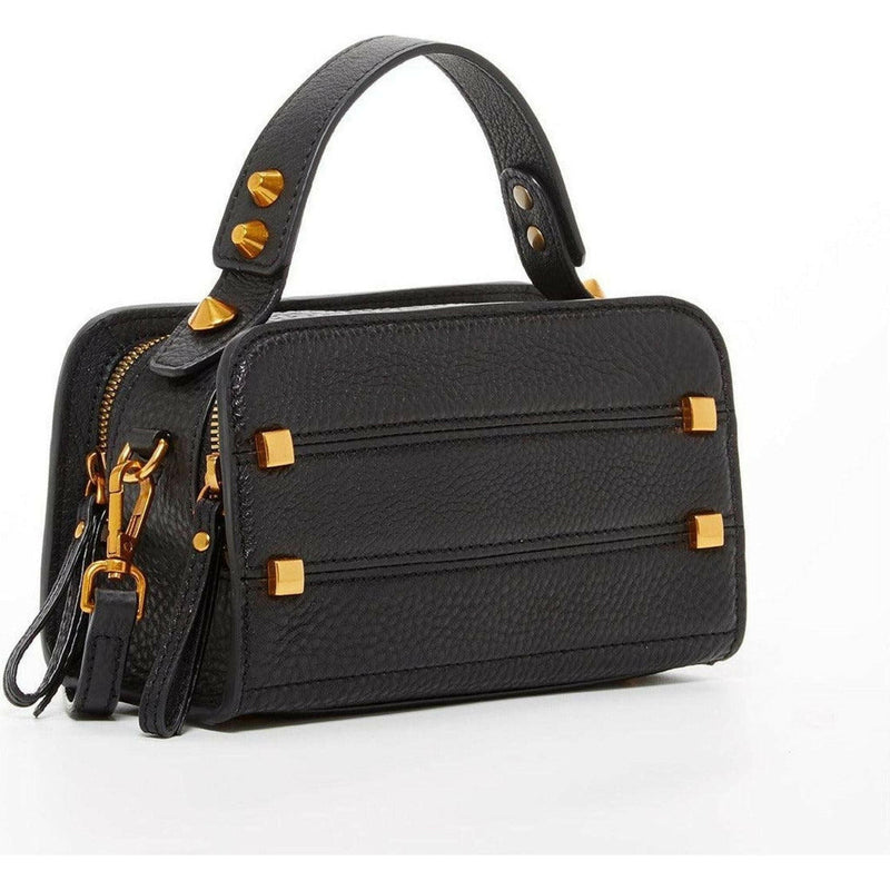 Black Leather Crossbody Bag