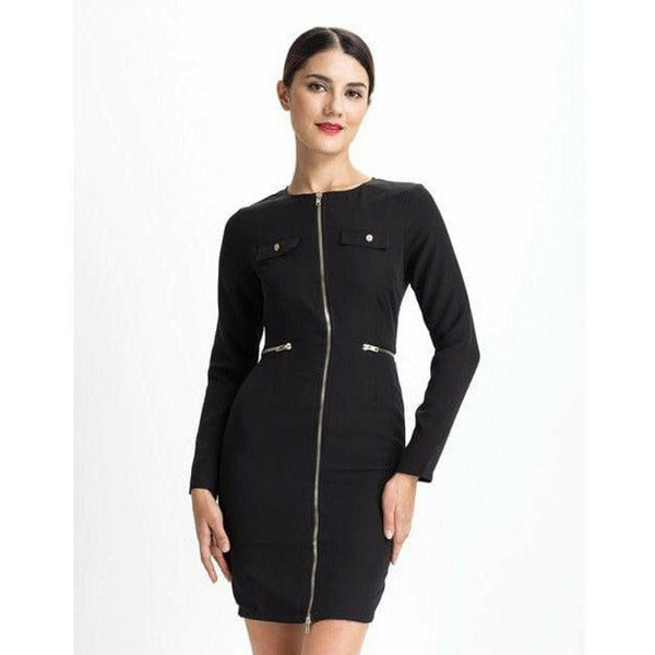 Black Zipper Dress