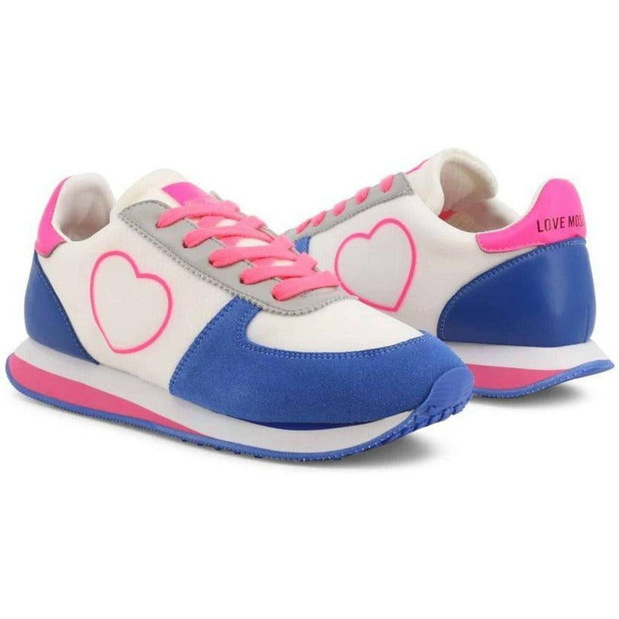 Blue Heart Sneakers.