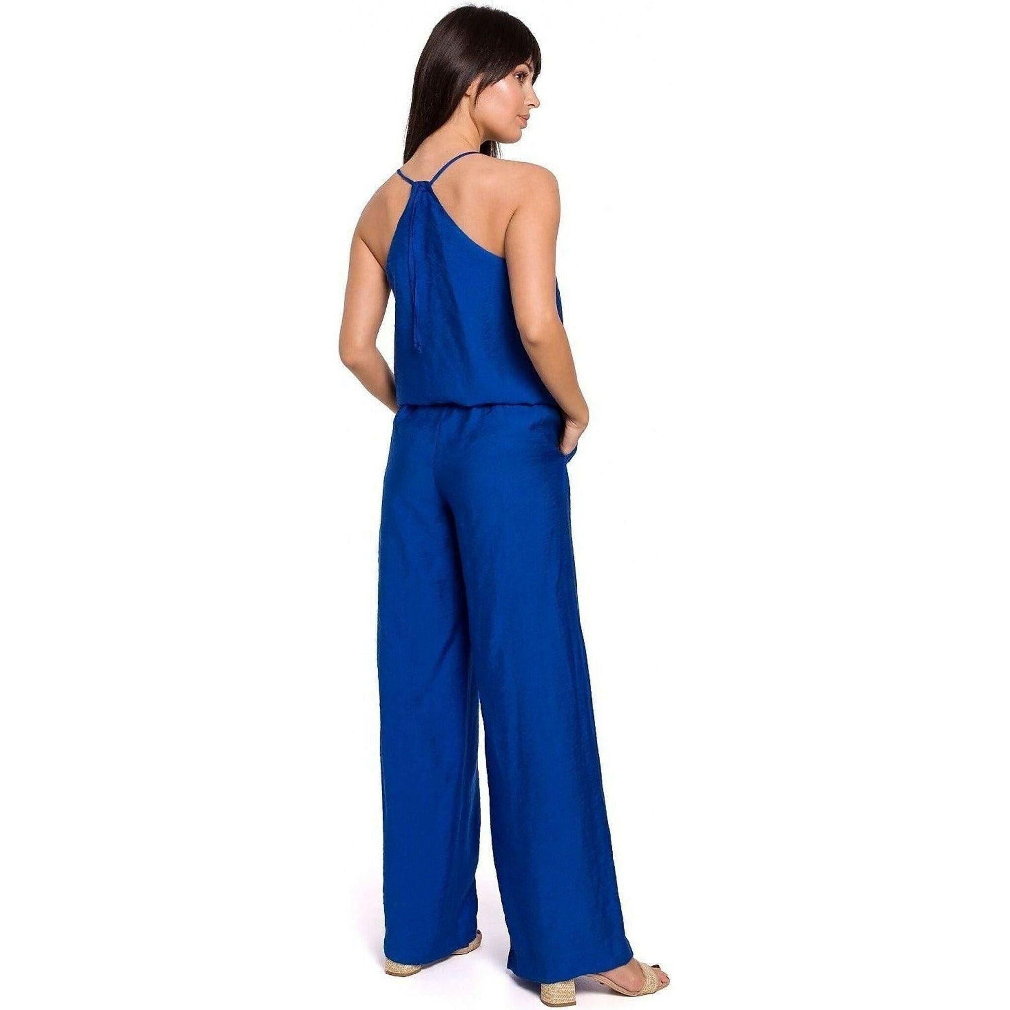 Blue Strap Jumpsuit.