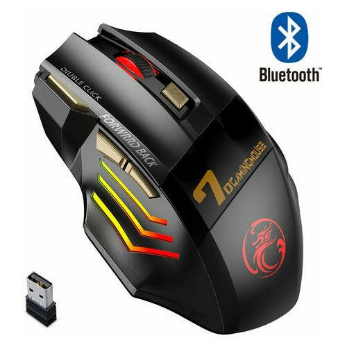 Bluetooth Wireless Silent Ergonomic Gaming Mouse |  quirkitrendz.