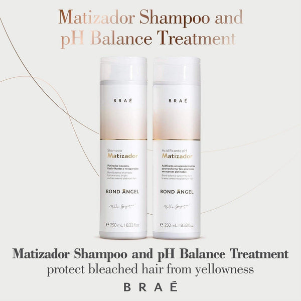 Bond Angel Matizador Blonde Balance Shampoo and pH Treatment (8.33 fl.oz)