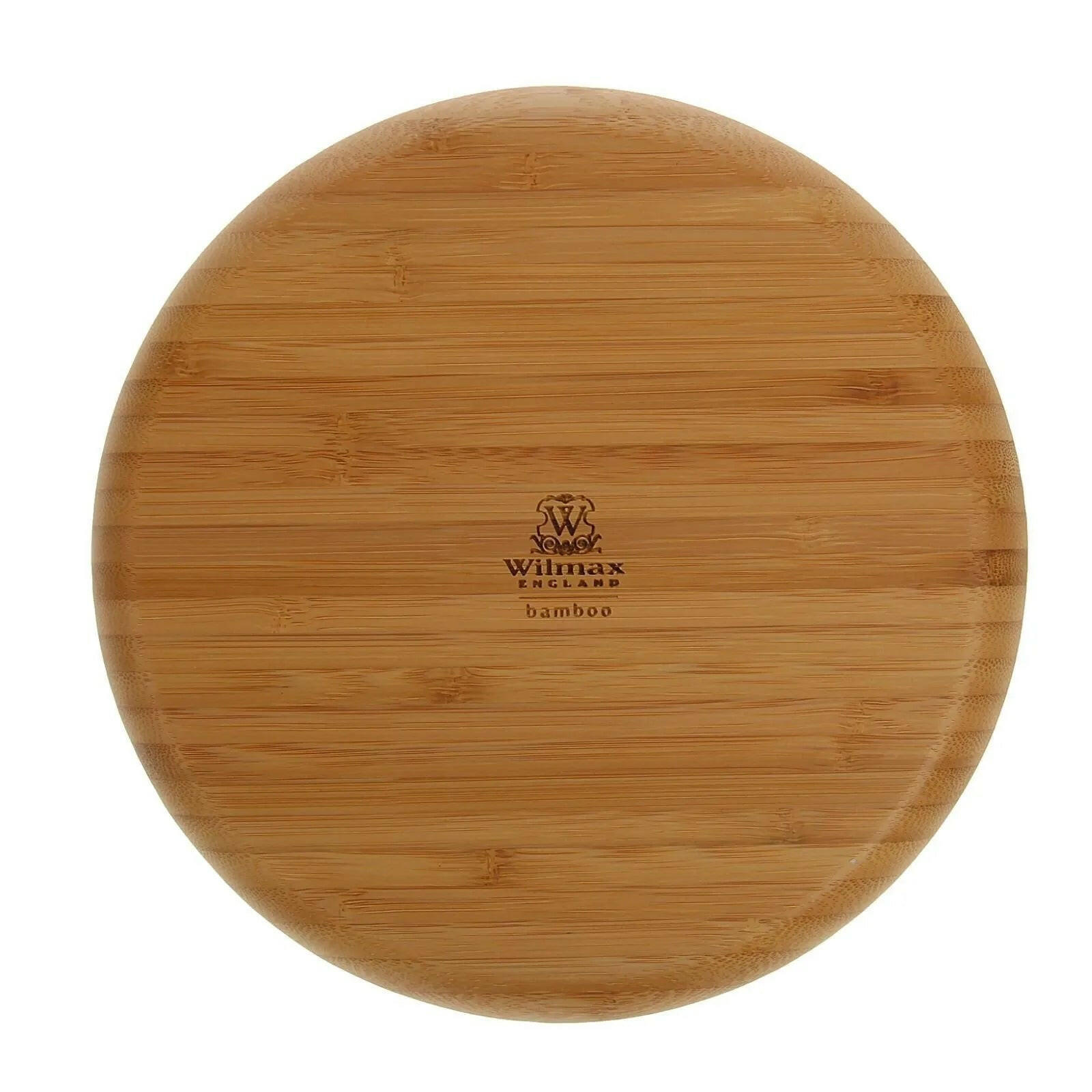 Bamboo Round Plate 9" For Appetizers / Barbecue / Steak.