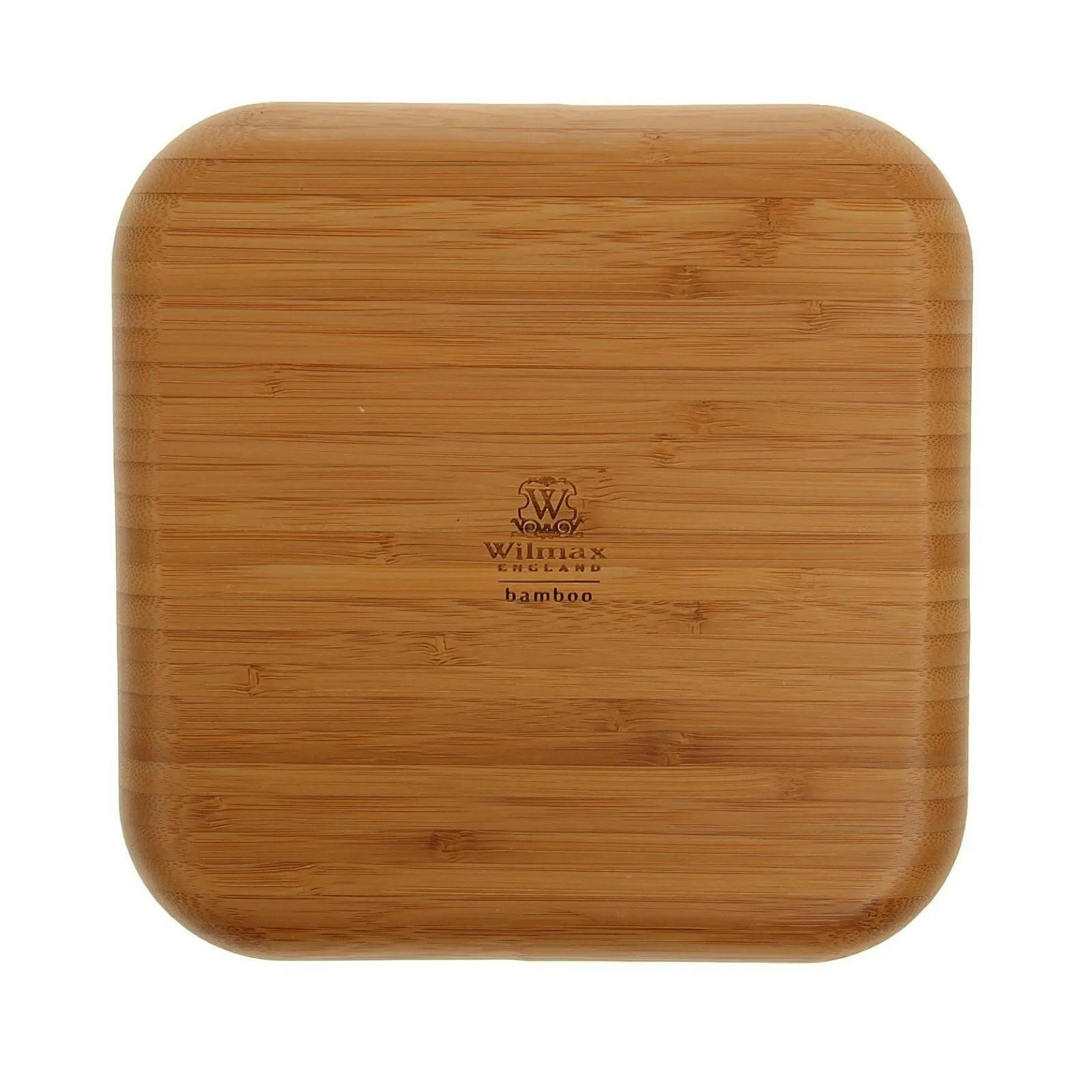 Bamboo Square Plate 8"X 8" For Appetizers / Barbecue.